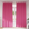 vidaXL Blackout Curtains with Rings 2 pcs Bright Pink 260 x 140 cm