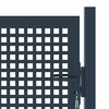 vidaXL Fence Gate Anthracite 102x175 cm Steel
