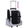 vidaXL Foldable Multipurpose Pet Trolley Grey