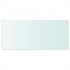 vidaXL Shelves 2 pcs Panel Glass Clear 50x25 cm
