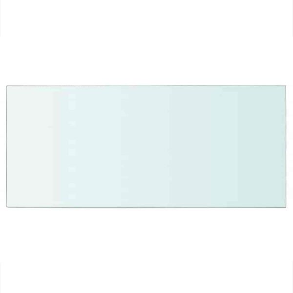vidaXL Shelves 2 pcs Panel Glass Clear 50x25 cm