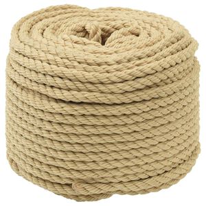 vidaXL Boat Rope 500 m 0.8 Natural PP