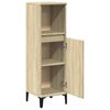 vidaXL Bathroom Cabinet Sonoma Oak 30x30x100 cm Engineered Wood
