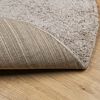 vidaXL Shaggy Rug PAMPLONA High Pile Modern Beige &Oslash; 80 cm