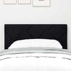 vidaXL Headboard with Headboard Black 80 cm Faux Leather