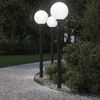 vidaXL Bollard Lights with Sensor 3 pcs 120 cm Black IP44