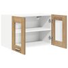 vidaXL Hanging Cabinet Riga 2 pcs Artisan Oak 60 x 31 x 40 cm