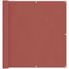 vidaXL Balcony Screen Terracotta 110 x 400 cm Oxford Fabric