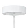 vidaXL Pendant Lamps 2 pcs Height Adjustable E27 White Ø 30 cm Metal