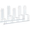 vidaXL Bicycle Stand for 5 Bikes Floor Freestanding Galvanised Steel