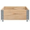vidaXL Garden Planter 100x50 cm Solid Pine Wood