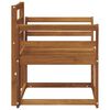 vidaXL Outdoor Sofa Solid Acacia Wood Natural
