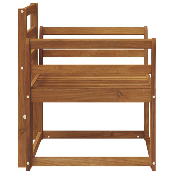 vidaXL Outdoor Sofa Solid Acacia Wood Natural