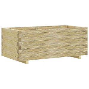 vidaXL Raised Bed 100x50x40 cm Wood Rectangular