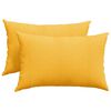 vidaXL Sofa Pillows 2 pcs Light Yellow 60 x 40 cm Corduroy Fabric