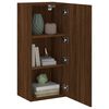 vidaXL TV Wall Cabinet Brown Oak 40.5x30x90 cm Engineered Wood