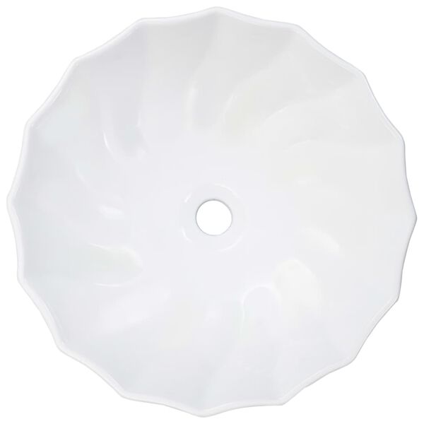 vidaXL Wash Basin 46x17 cm Ceramic White