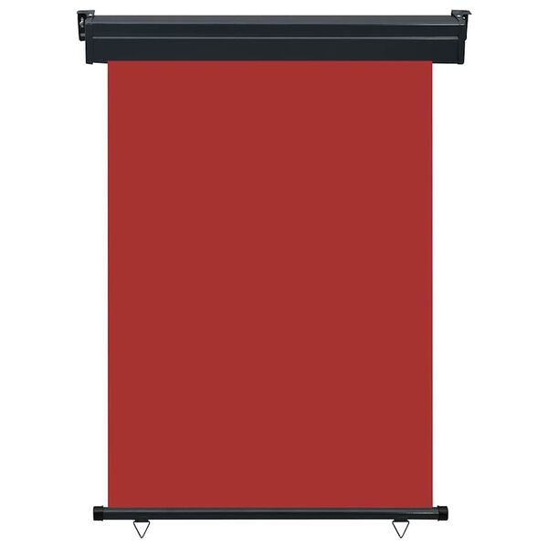 vidaXL Balcony Side Awning 125x250 cm Red