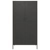 vidaXL Wardrobe Anthracite 90x50x180 cm Steel