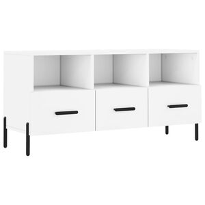 vidaXL TV Cabinet White 102x36x50 cm Engineered Wood