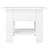 vidaXL Coffee Table White 55x55x42 cm Engineered Wood