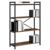 vidaXL Bookshelf Old wood 80 x 30 x 120 cm Engineered Wood