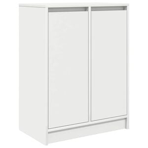 vidaXL Sideboard White 57x34x76 cm Engineered Wood