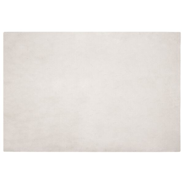 vidaXL Faux Rabbit Fur Rug Olite Beige 160 x 230 cm Polyester