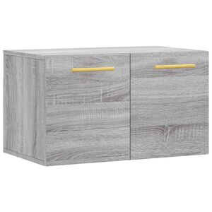 vidaXL Wall Cabinet Grey Sonoma 60x36.5x35 cm Engineered Wood