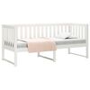 vidaXL Day Bed without Mattress White 80x200 cm Solid Wood Pine