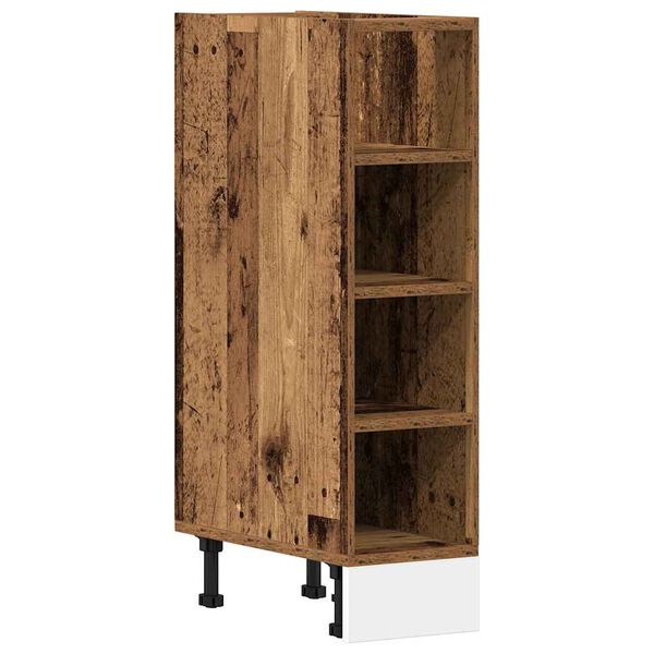 vidaXL Bottom Cabinet Riga Old Wood 20x44.5x81.5 cm Engineered Wood