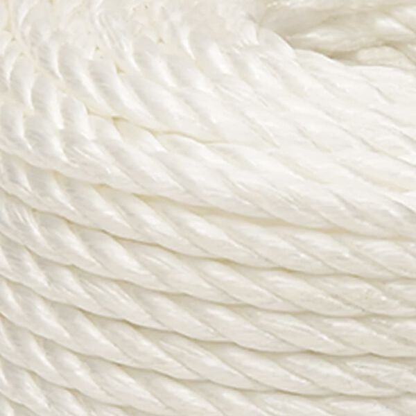 vidaXL Work Rope White 12 mm 50 m Polypropylene