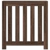 vidaXL Radiator Cover Brown Oak 78x20x82 cm Engineered Wood