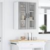 vidaXL Kitchen Cabinet Grey Sonoma 60 x 31 x 80 cm Engineered Wood