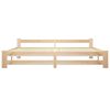 vidaXL Bed Frame without Mattress Solid Pine Wood 200x200 cm