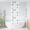 vidaXL Shower Roller Blind 70x240 cm Fabric Width 66 cm
