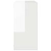 vidaXL Wall Cube Shelves 2 pcs High Gloss White 30x15x30 cm