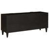 vidaXL TV Cabinet Black and Gold 105 x 33 x 46 cm Engineered wood