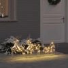 vidaXL LED Reindeers with 60 LEDs 3 pcs Warm White PET