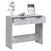 vidaXL Console Table Concrete Grey 90x36x75 cm Engineered Wood