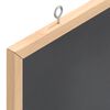 vidaXL Chalkboard with Solid Pine Wood Frame Black 40x30 cm