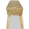 vidaXL Hall Bench 160x35x45 cm Natural Rattan