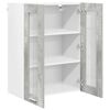 vidaXL Hanging Cabinet Concrete Grey 60 x 31 x 80 cm Engineered Wood