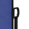 vidaXL Retractable Side Awning Blue 120x600 cm