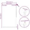 vidaXL Roller blind blackout 104.4x175 cm Fabric Width 100 cm off white