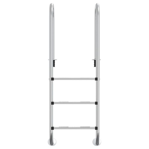 vidaXL Pool Ladder 54x38x158 cm 304 Stainless Steel