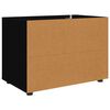 vidaXL Storage Cabinet Black 80 x 48 x 57 cm Engineered Wood