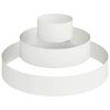 vidaXL Garden Planter White 120 x 120 x 20 cm Cold-rolled Steel