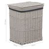 vidaXL Laundry Basket White Willow
