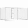 vidaXL Dog Cage Silver 400 x 200 x 200 cm Galvanised Steel